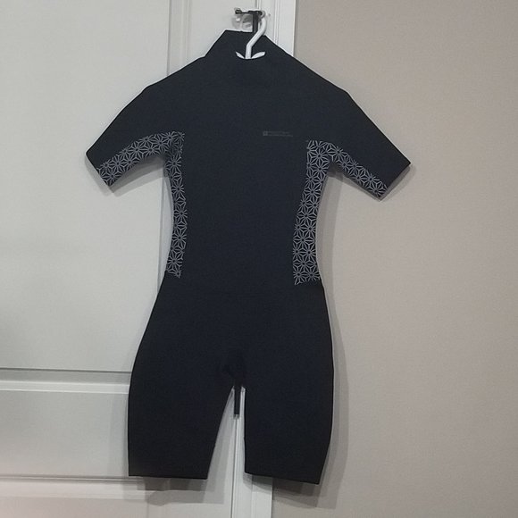 Shorty Womens Printed Wetsuit Black - Picture 2 of 6